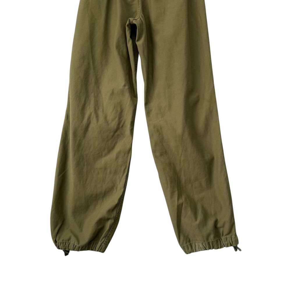 Aritzia | TNA | Olive Green Parachute Cargo Pants Drawstring Utility Size M - Picture 7 of 14